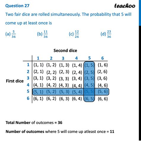 variance of rolling two fair dice.